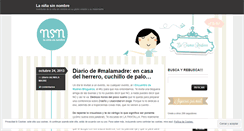 Desktop Screenshot of laninasinnombre.wordpress.com