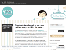Tablet Screenshot of laninasinnombre.wordpress.com