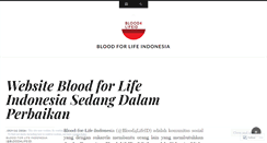 Desktop Screenshot of bloodforlife.wordpress.com