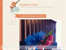 Tablet Screenshot of plunkettparty.wordpress.com