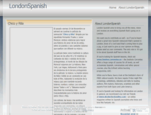 Tablet Screenshot of londonspanish.wordpress.com