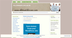 Desktop Screenshot of fallenangel39.wordpress.com