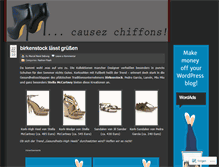 Tablet Screenshot of causezchiffons.wordpress.com