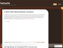 Tablet Screenshot of fatima56.wordpress.com