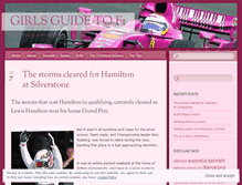 Tablet Screenshot of girlsguidetof1.wordpress.com