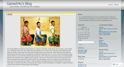 Desktop Screenshot of ganesh4u.wordpress.com