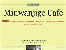 Tablet Screenshot of minwanjigecafe.wordpress.com