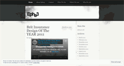 Desktop Screenshot of epha3.wordpress.com