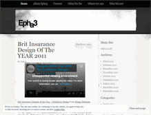 Tablet Screenshot of epha3.wordpress.com