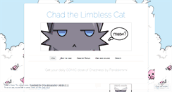 Desktop Screenshot of chadthelimblesscat.wordpress.com