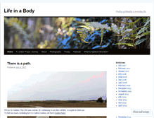 Tablet Screenshot of lifeinabody.wordpress.com