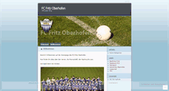 Desktop Screenshot of fcoberhofen.wordpress.com
