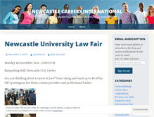 Tablet Screenshot of nclcareersinternational.wordpress.com