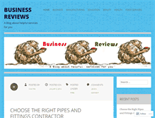 Tablet Screenshot of businessrewiews.wordpress.com