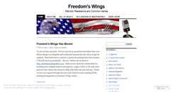 Desktop Screenshot of freedomswings.wordpress.com