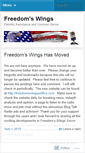 Mobile Screenshot of freedomswings.wordpress.com