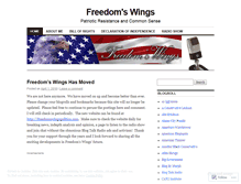 Tablet Screenshot of freedomswings.wordpress.com