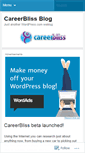 Mobile Screenshot of careerbliss.wordpress.com