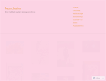 Tablet Screenshot of branchester.wordpress.com