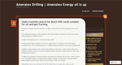 Desktop Screenshot of ameratexdrilling.wordpress.com