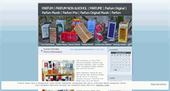 Desktop Screenshot of parfumnonalkohol.wordpress.com