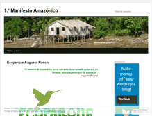 Tablet Screenshot of firstmanifestoamazonico.wordpress.com