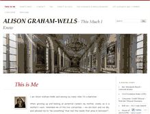 Tablet Screenshot of alisongrahamwells.wordpress.com