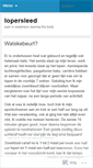 Mobile Screenshot of lopersleed.wordpress.com