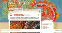 Desktop Screenshot of novelthinkers.wordpress.com