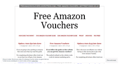 Desktop Screenshot of freeamazonvouchers.wordpress.com