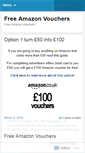 Mobile Screenshot of freeamazonvouchers.wordpress.com