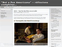 Tablet Screenshot of notapaxamericana.wordpress.com