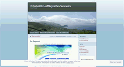 Desktop Screenshot of elfestivaldelosmilagrosparasuramerica.wordpress.com