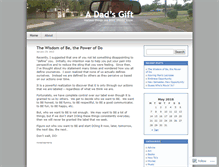 Tablet Screenshot of dadsgift.wordpress.com