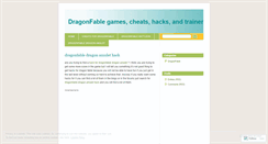 Desktop Screenshot of dragonfablebattleon.wordpress.com