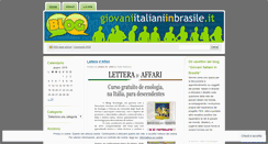 Desktop Screenshot of giovaniitalianiinbrasile.wordpress.com