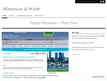 Tablet Screenshot of historianatwork.wordpress.com