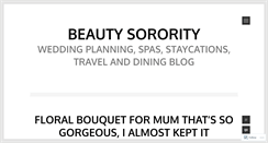 Desktop Screenshot of beautysorority.wordpress.com