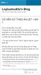 Mobile Screenshot of lopluatsu82a.wordpress.com