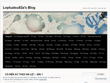 Tablet Screenshot of lopluatsu82a.wordpress.com