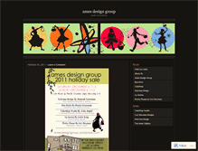 Tablet Screenshot of amesdesigngroup.wordpress.com