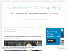 Tablet Screenshot of nikkipalmer.wordpress.com