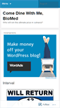 Mobile Screenshot of comedinewithmebiomed.wordpress.com