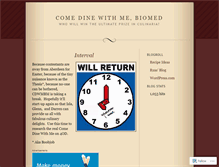 Tablet Screenshot of comedinewithmebiomed.wordpress.com