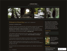 Tablet Screenshot of forestdoor.wordpress.com
