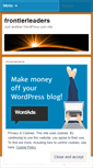Mobile Screenshot of frontierleaders.wordpress.com