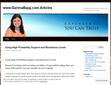 Tablet Screenshot of garimabajaj.wordpress.com