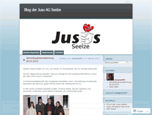 Tablet Screenshot of jusosseelze.wordpress.com