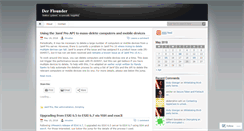 Desktop Screenshot of derflounder.wordpress.com