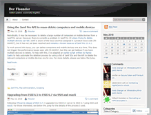 Tablet Screenshot of derflounder.wordpress.com